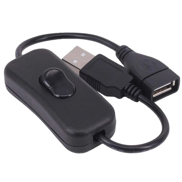 28cm USB kabel med strömbrytare PÅ/AV kabel förlängning växling för USB LED sträng USB Gadget USB Strömförsörjning enhet verktyg
