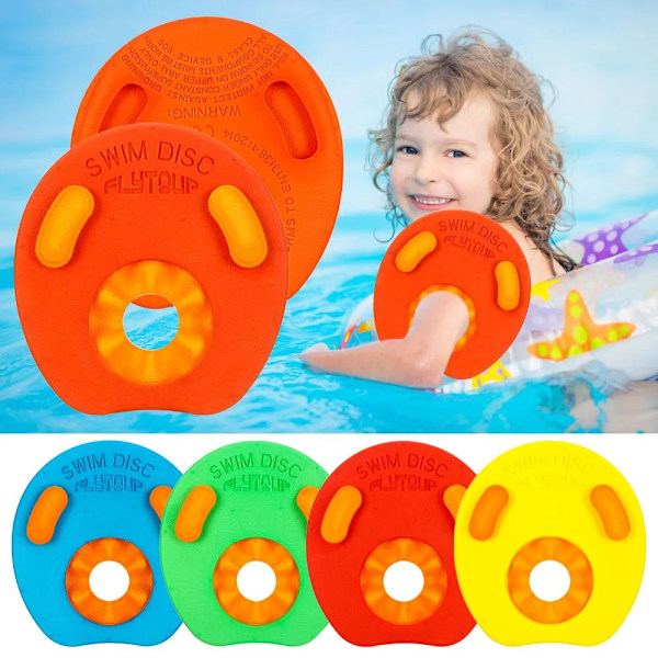 1 Stykk Børn Flåd Svøm Discs EVA Skum Børn Svømning Motion Vand Sport Pool Sikkert Legetøj