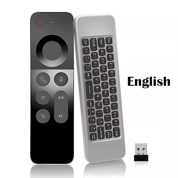 Röst Air Mus Fjärrkontroll 2.4G  Engelska Handhållen Mini Trådlöst tangentbord