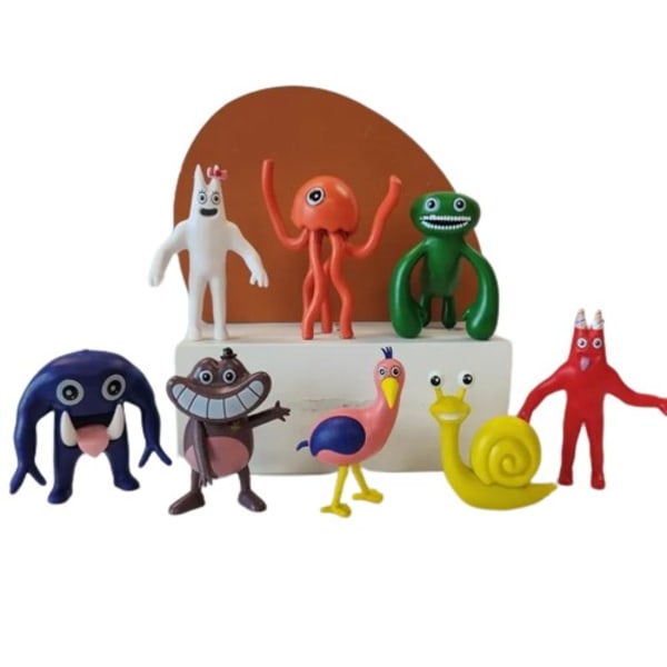 PVC Spill Modell Dukker Animasjon Omgivelser Barn's Bursdag Gaver