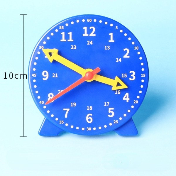 Barn Montessori Klokke Pedagogisk Leker Time Minutt Sekund Kognisjon Fargerike Klokker Leker