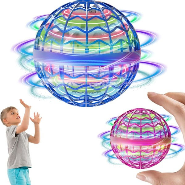 Lentää pallo käsi ohjaus drooni helikopteri pyörivä mini perho pallo LED valaistus sisä ulko lelut