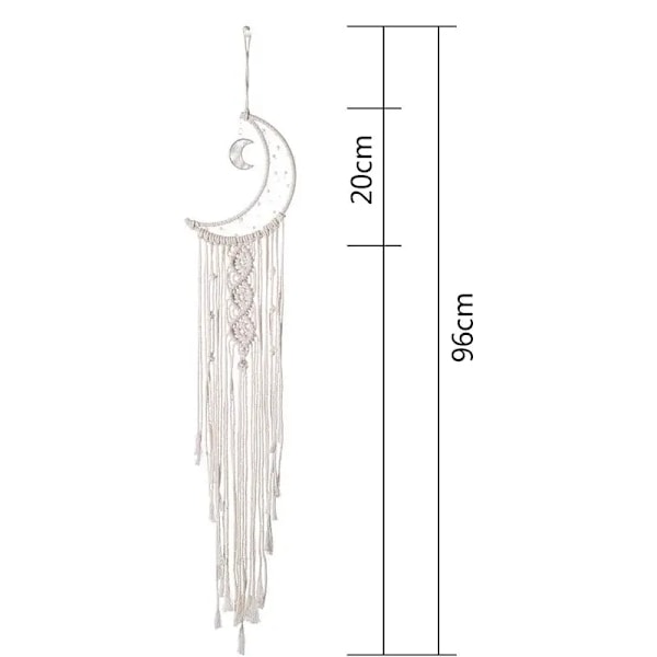 96 cm Bohemian Chic Macrame Vägg Hängande Tapestry Rum Dekor