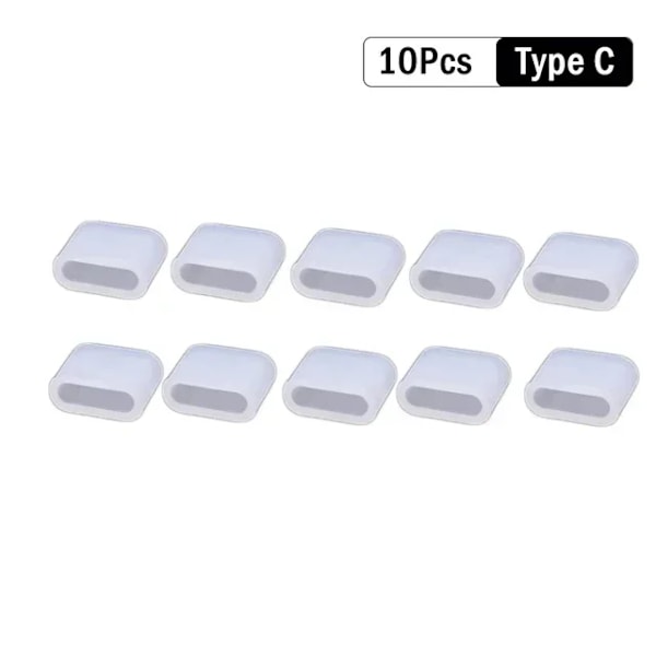 För IOS Typ C Micro USB A Charging Port Protective Cover