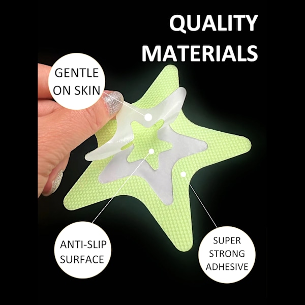 30 stykker Fluorescens  Anti-slip Tape