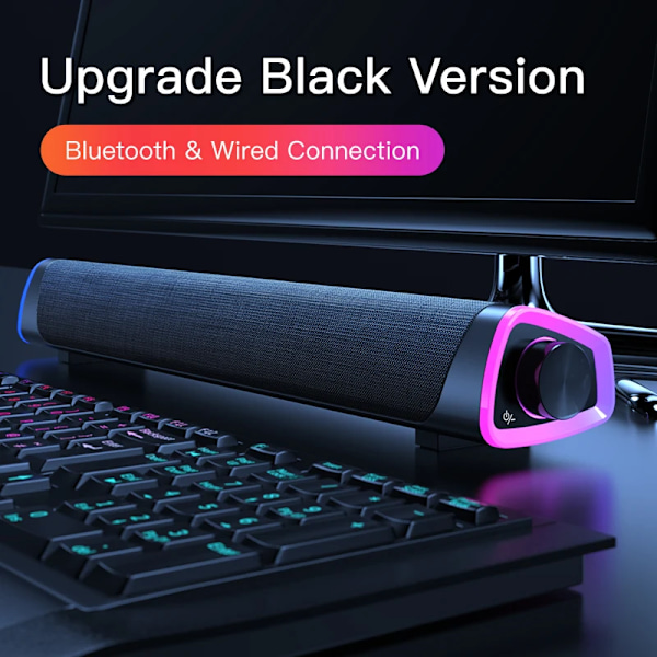 Høj kvalitet 4D Computer Kablet Højttaler Bluetooth 5.0 Bar Stereo Sound Subwoofer Surround Soundbar Højttaler Til Macbook Laptop Notebook PC