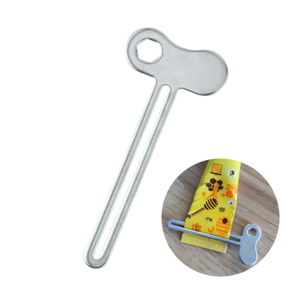 Manuell Tandkräm Squeezer Rostfritt Stål Dispenser Tub Squeezer Hand Cream Tube Key