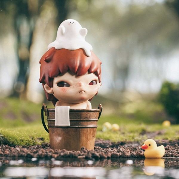 Ét Tilfældigt Stykke POP MART Hirono Little Mischief Serie Mystery Box Blind box Action Figurine Sukt Legetøj