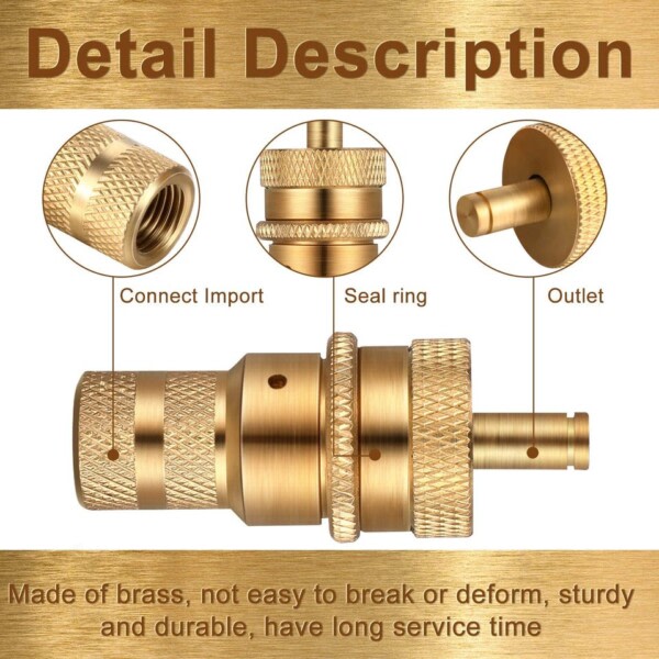 Universal Offroad Messing Dæk Deflatorer Kit Automatisk 6-30psi Dæk Dæk Tryk Aflastnings Ventil