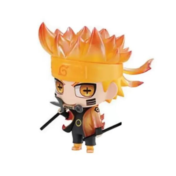 Figur Anime Naruto Kawaii Figurine Barn Leksaker Sasuke Uchiha Anime Action Figurer Itachi Söt Barn leksak