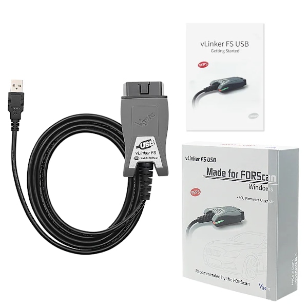 ELM327 vLinker FS USB OBD2 Scanner Bil Auto  Diagnostic Værktøj Automotive Scannere