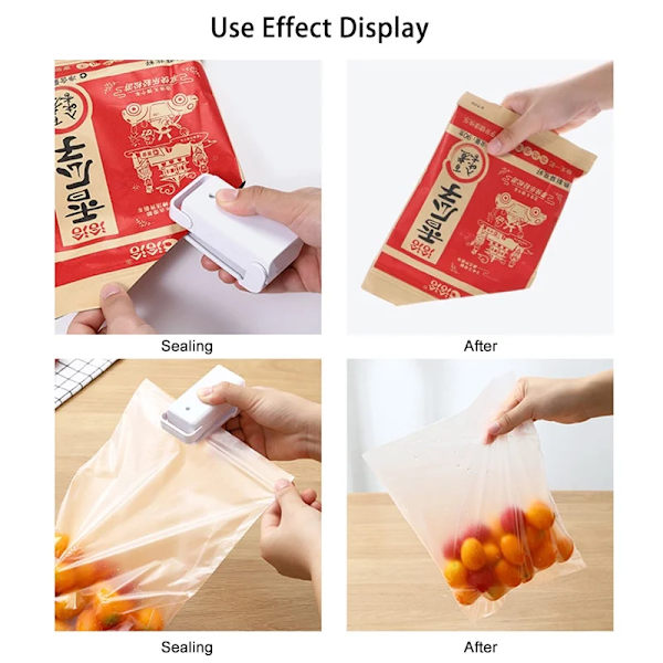 Hög kvalitet Mini Värme påse Tätning Maskin Paket Sealer påsar Thermal Plast Mat påse Förslutning