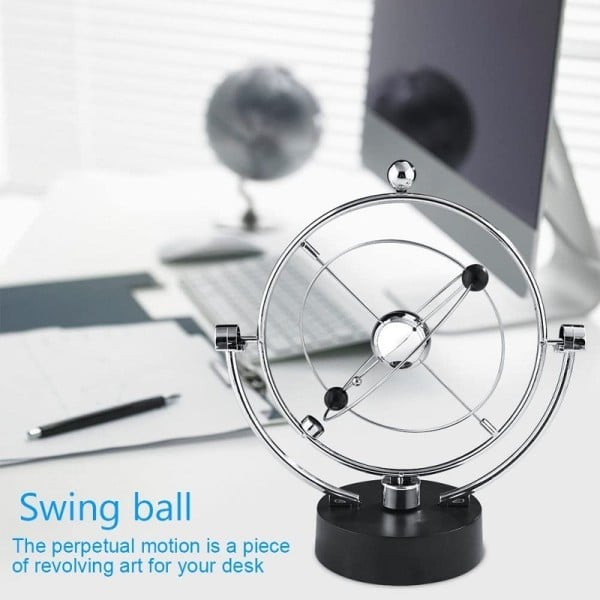 Rotasjon Perpetual Motion Swing Celestial  Body Movement Orbital  Revolving Elektrisk Wiggler  Kinetic Home Decor