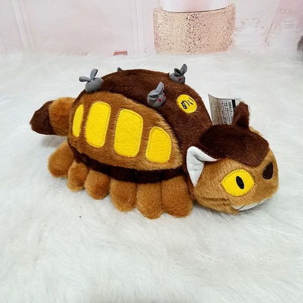 Tecknad Animation Buss Totoro Docka Mjuk Plysch Djur leksaker stoppade Totoro