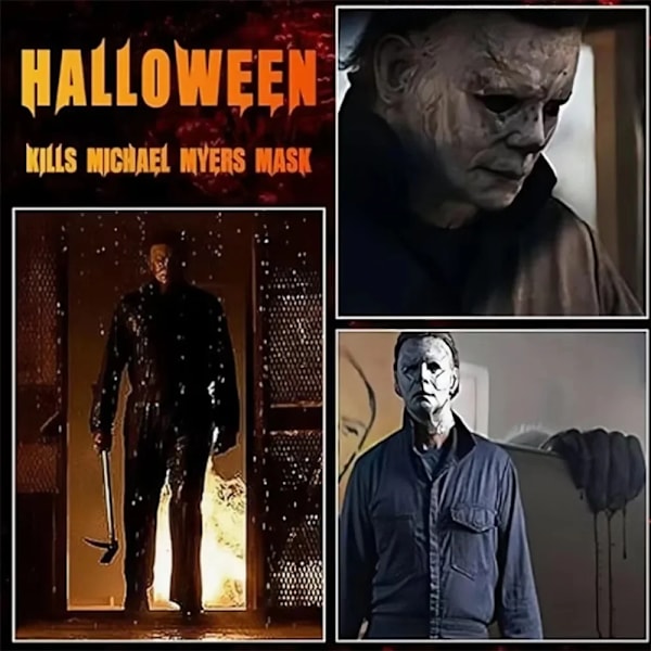 Halloween Michael Myers Maske Skræmmende Killer Fuld Hoved Maske