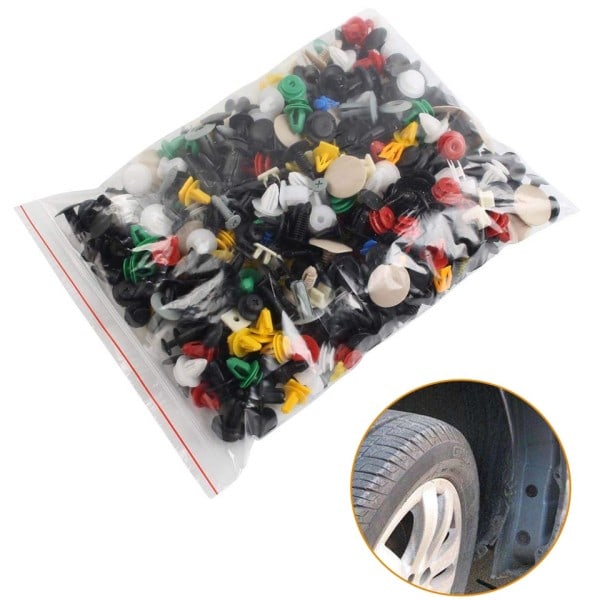 Universal Mixed Auto Fastener Bil Bumper Clips Retainer Bil Fastener Nite Dør Panel Foring for All Car
