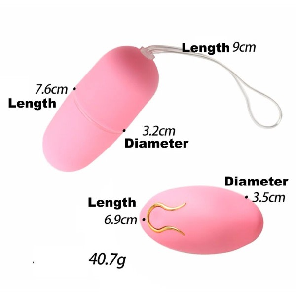 Trådlös Fjärrkontroll Vibrator Hoppning Ägg Kul Multi-Speed Klitoral Massager Juguetes Para Sex leksaker för kvinna