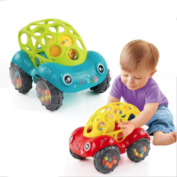 1kpl vauva auto nukke lelu pinnasänky mobiili kello sormukset kahva Gutta percha käsi pyynti pallot vastasyntyneille