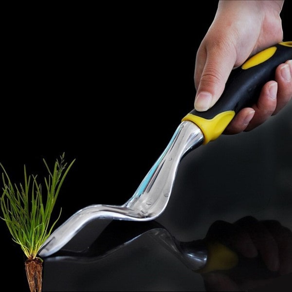 Magnesium Aluminium Gress Graving Grønnsaker Løs Jord Rooting Enhetsluking Verktøy Spade Gummi