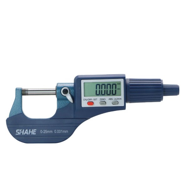 Elektronisk Utanvänd mikrometer 0-25 mm med extra stor LCD skärm digital mikrometer elektronisk digital ok mätare