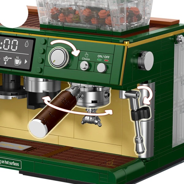 Kaffe Maskine Model Mikro Byggeklodser Mini Diamant By Ven Klodser Set Børn Legetøj Børn Pige Spil
