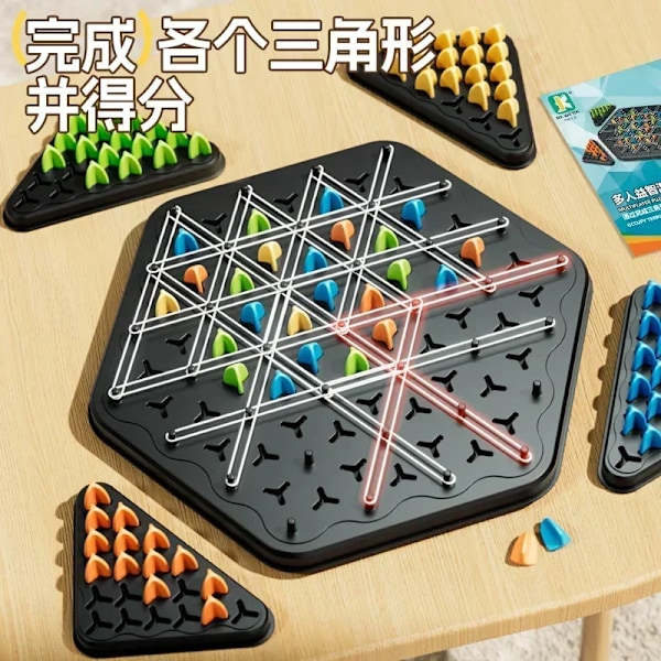 Geometri Kedja Schack Pussel Triangel Schack
