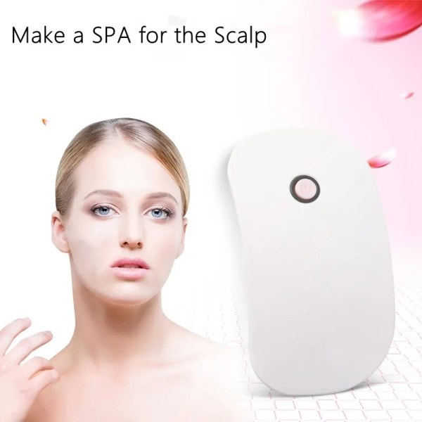 Elektrisk Huvud Massager Bärbar Silicon Kam Vibrerande Massage Hårbotten Avslappning Kropp Relax Huvud massage Verktyg