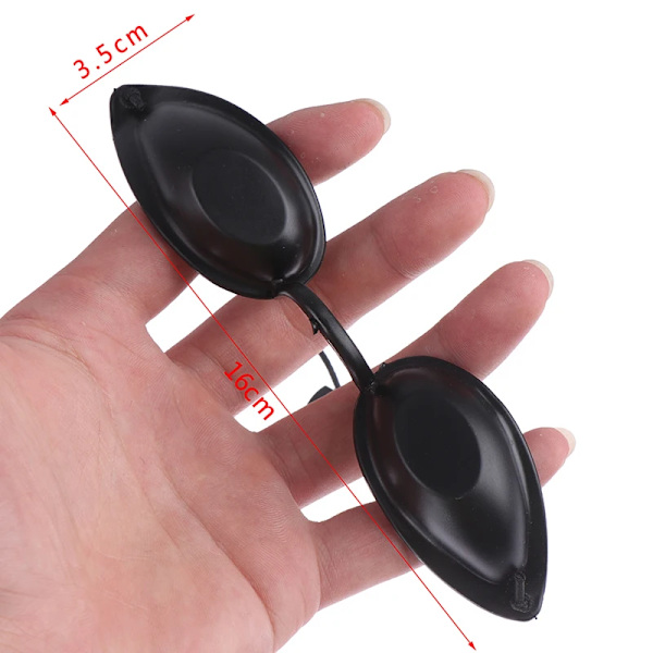 Blød Solbadning Brille Barning Goggles Beach Justerbar UV Skin Barning Øjenbeskyttelse UV Shield Briller Sort