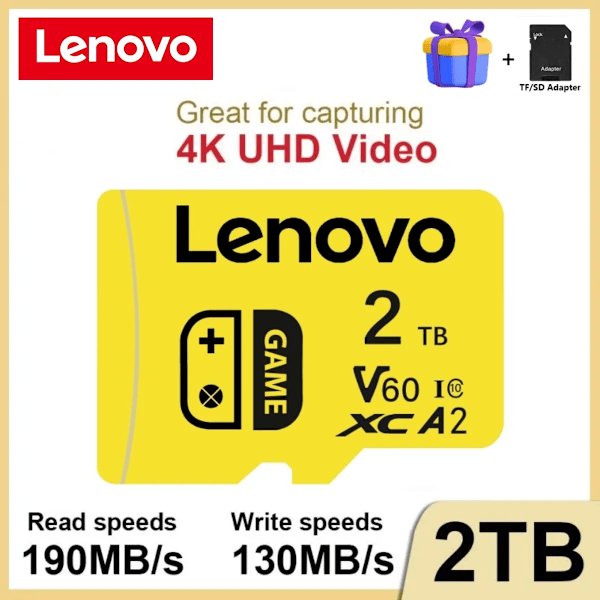 2TB SD Minne Kort 1TB 512GB 256GB A2 U3 Micro TF SD Kort