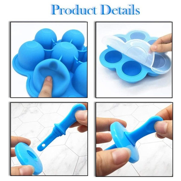 Silikon Popsicle Mögel Gör-det-själv Is Pop Mögel med Plast pinnar Popsicle Makers Form Kök Glass Verktyg
