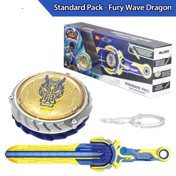 Infinity Nado 6 Standard Pack-Dream World Magic Dragon Glowing Metal Spinning Top