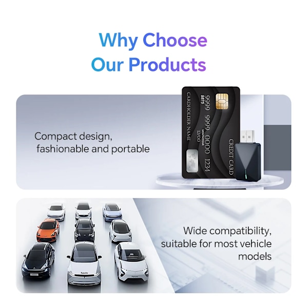 Wireless Car Play Android Car Wireless Adapter Plug and Play
