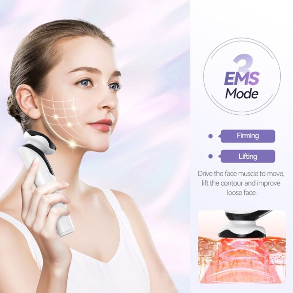 Ansiktsbehandling Skjønnhet Enhet Lite Eye Massager Mikrostrøm Ansiktsløfting Rynkefjerner