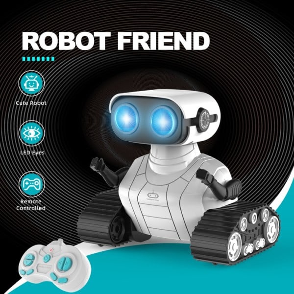Ebo Robot Leksaker Uppladdningsbar RC Robot För Barn Pojkar Och Flickor Fjärrkontroll Leksak