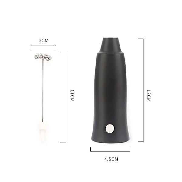 1 bitar mjölk skummare handhållen mixer skummare kaffebryggare ägg visp cappuccino omrörare mini portabel mixer