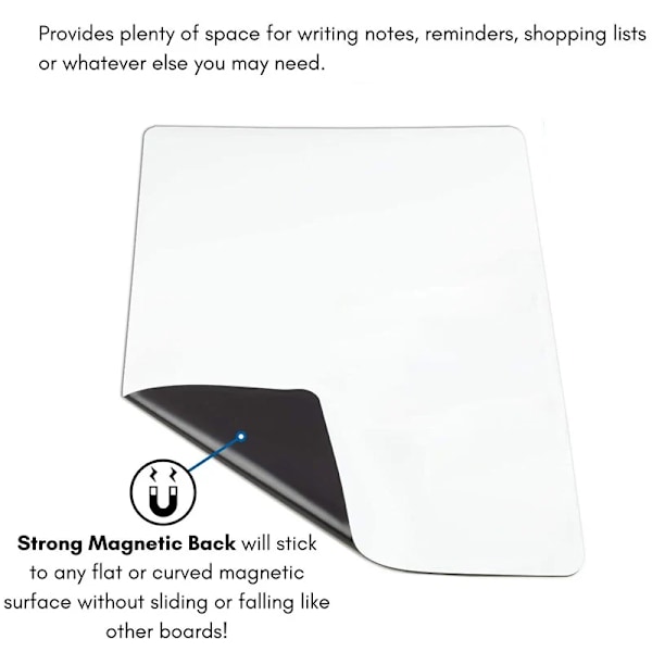 A3+A4 Magnetisk Tør Slet Tavle Køleskab Markører Whiteboard Marker