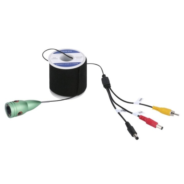 Undervattens Fiske Kabel+ Kamera med 6PCS 1W LED infraröd Lampa Ljus
