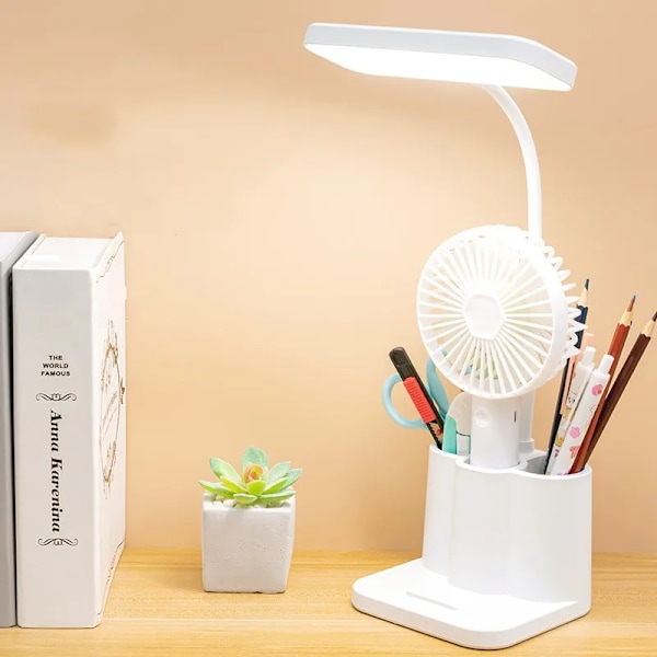 USB Lärande Sovsal Sovrum Sängbord Läs Natt Ljus LED Skrivbord Lampa Ögonskydd Skrivbord Högskola Student Nattlampor