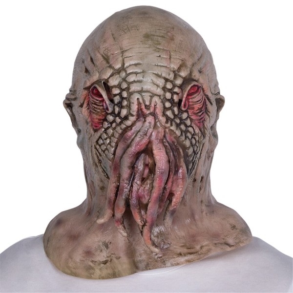Lovecraft Cthulhu Monster Alien Blæksprutte Maske Halloween Fancy Kjole Rekvisitter Skræmme Dyr Maske