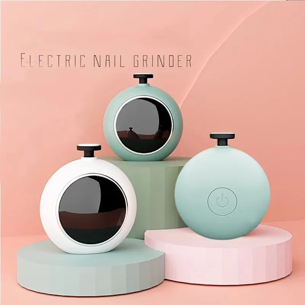 Elektrisk nageltrimmer nagelpolerare verktyg vuxen manikyr sax hygien kit nagelklippare klippare