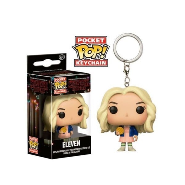 Stranger Things avaimenperä toiminta figuuri lelut yksitoista munalla demogorgon malli vinyyli nuket avaimenperä