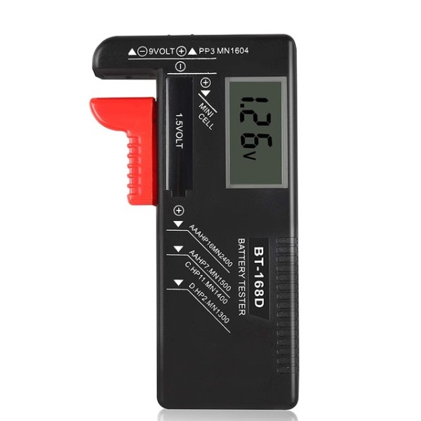 Batteri Kapacitet Indikator 18650 Lithium Batteri Niveau Tester Spænding Meter Volt Monitor Detektor Opbevaring Boks