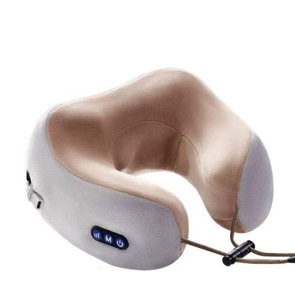 U formet Elektrisk Nakke Massager Multifunksjonell Skulder Elting Oppvarming Massør