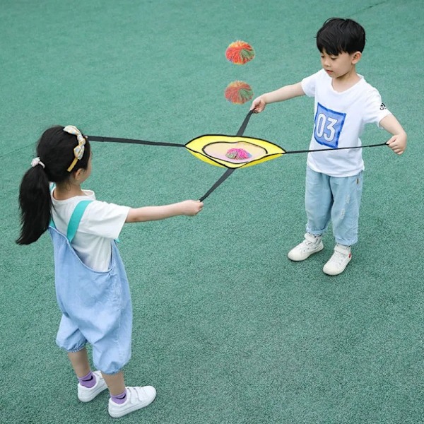 Two-Player Interactive Toss and Catch Ball Spel Sensory Play Toys