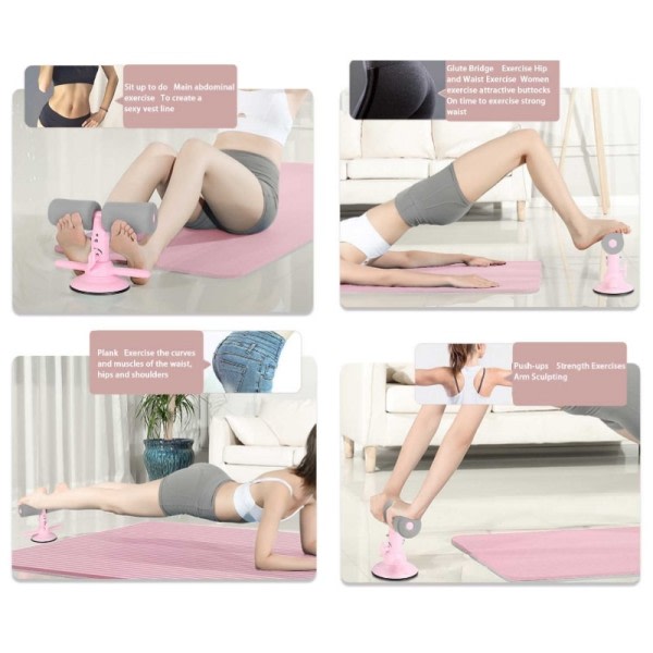 Multifunksjon Make Trener Avtakbar Sit-up Aid Bærbar Justerbar Sugekopp Enhet