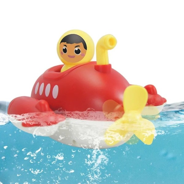 Baby bad legetøj ubåd vind legetøj urværk skib båd børn vand legetøj