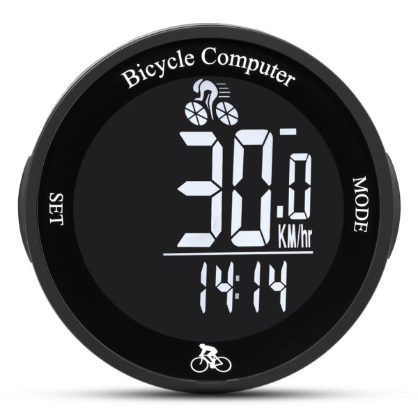 Trådløs Cykel Computer Vandtæt Cykel Kilometertæller Multi Funktionel LCD Skærm Cykling Speedometer Mountain Bike Speedo Måler