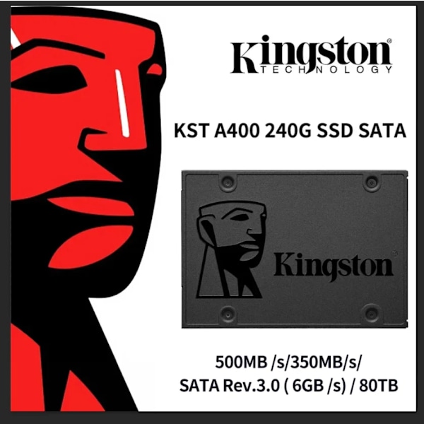 SSD Intern Solid Drive A400 960GB 480GB 240GB 2,5 tum