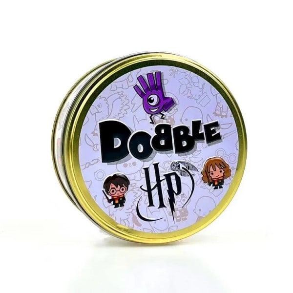 Dobble Cards Spot It Game Legetøj med Metal Box Rød Sport Dyr Jr Hip Børn brætspil