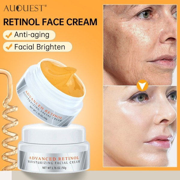 Retinol Ansikte kräm Anti-aging rynkor blekning Ljusare fuktgivande Ljusare fina linjer